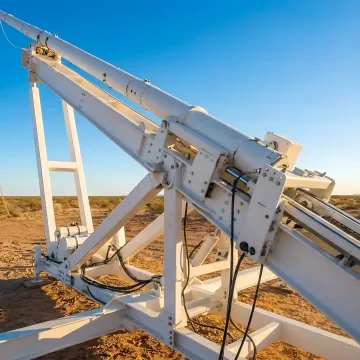 Engineers preparing radio-equipped near-space payload