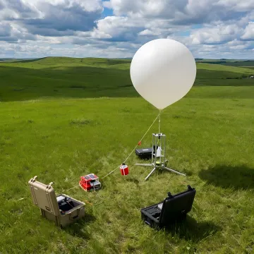 Scientific payload prepared for high-altitude launch