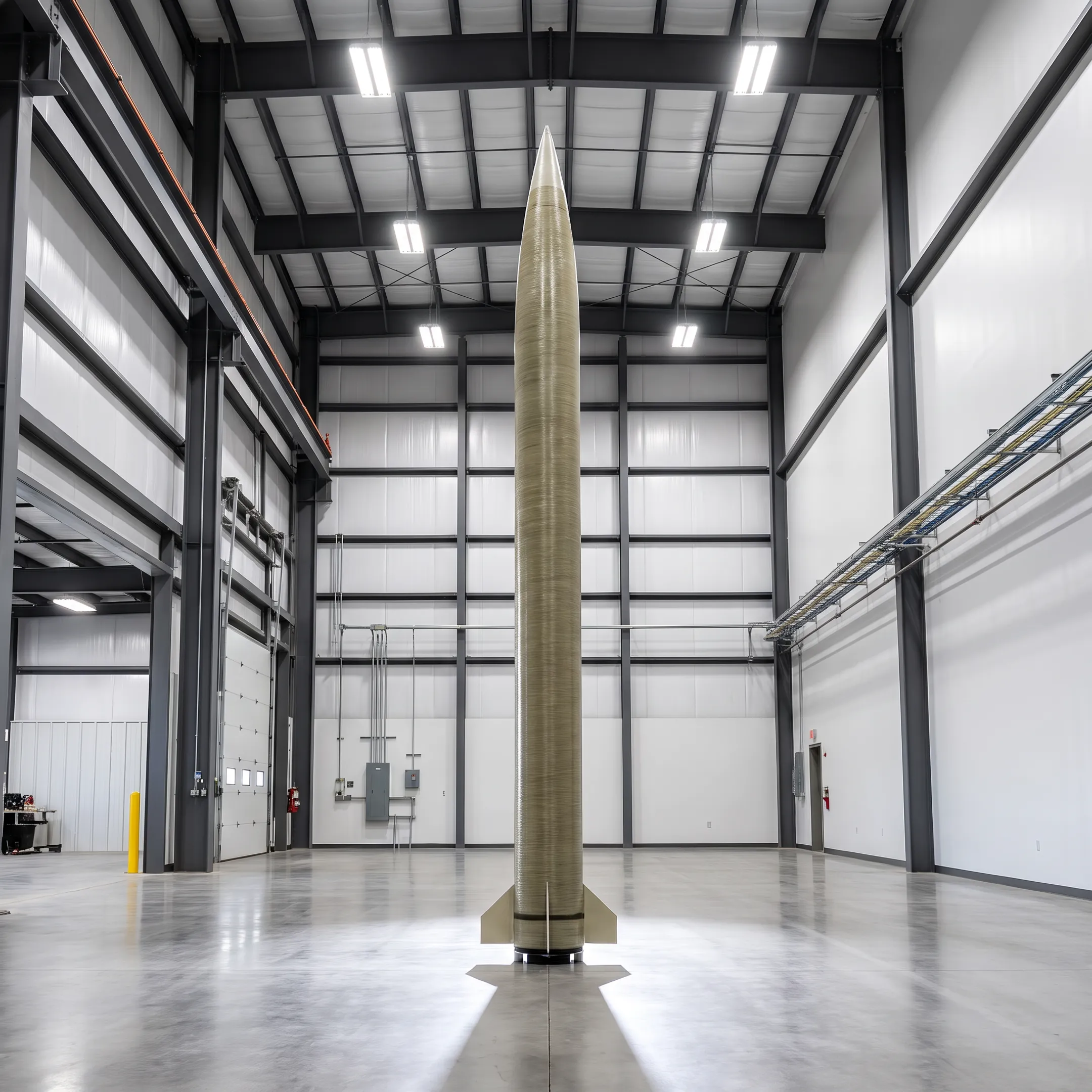 High altitude scientific payload projectile ready for mesospheric research