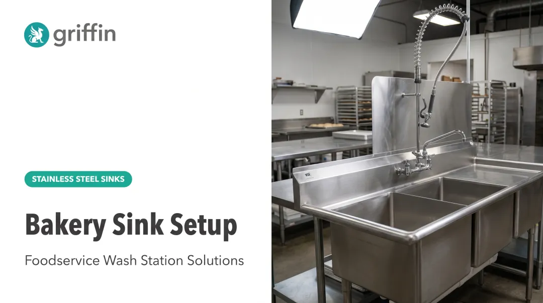 Bakery Sink Setup