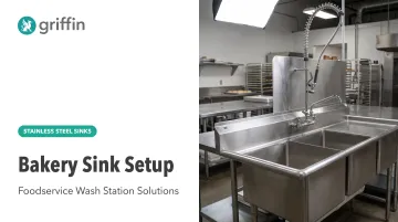 Bakery Sink Setup