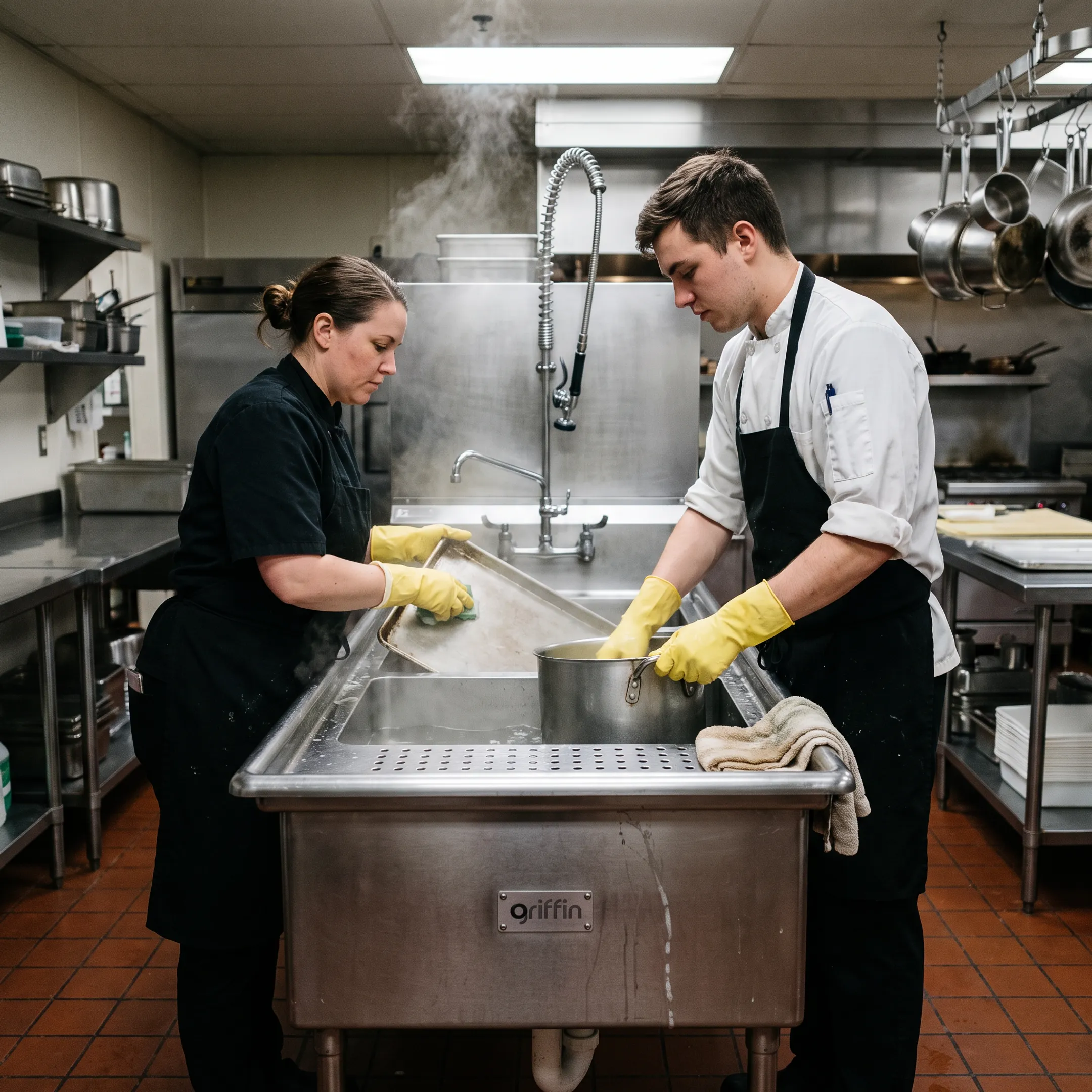 Commercial kitchen food service