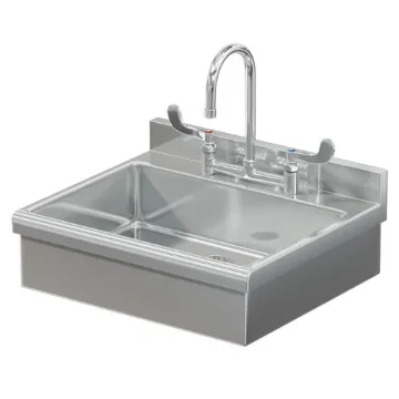 Medical hand wash sink and stainless steel basin