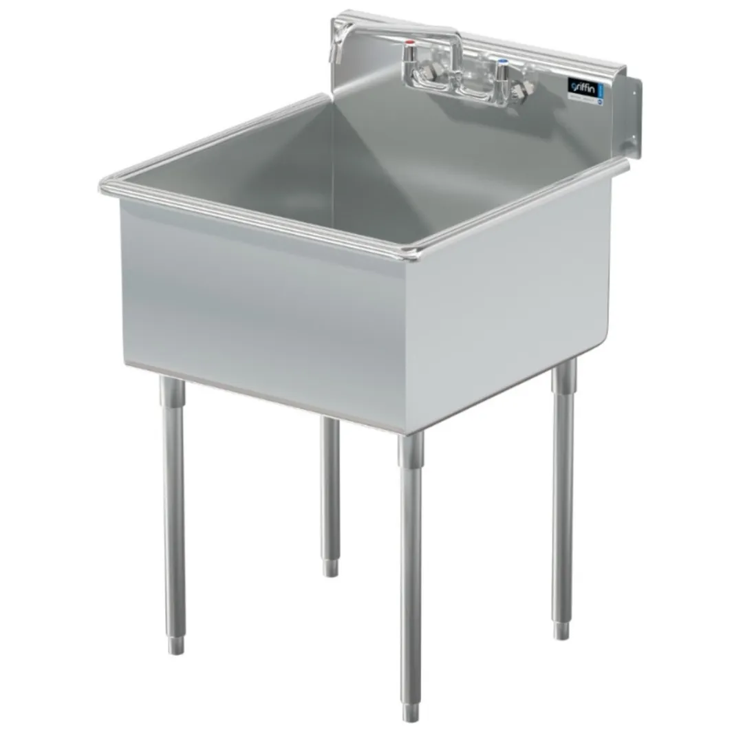 Stainless steel sterile surgical basin in clean facility