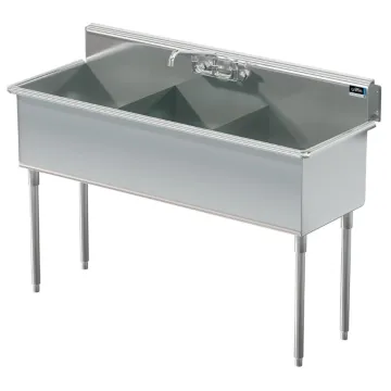 Triple garage basin stainless steel sink