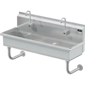 BLANCO 2 STATION X 48 W / WALL MT ELECTRONIC FAUCETS