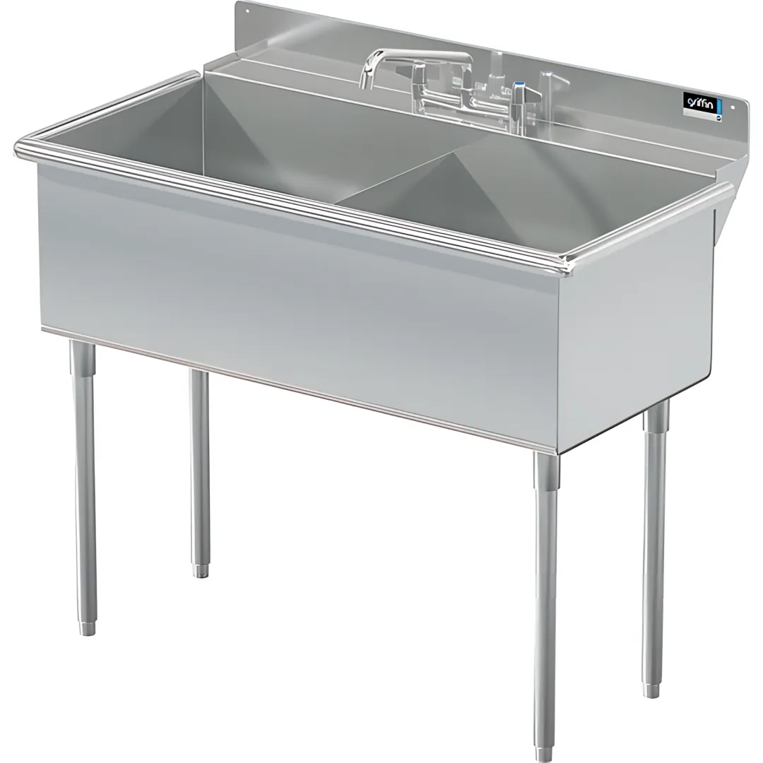 UTILITY SINK TWO COMP 21 X 18