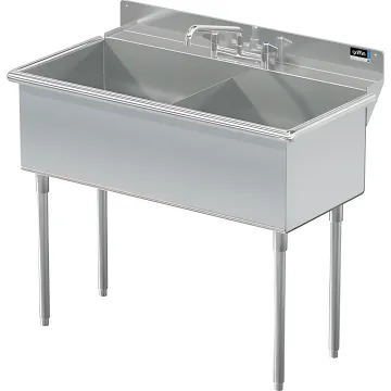 UTILITY SINK TWO COMP 21 X 18