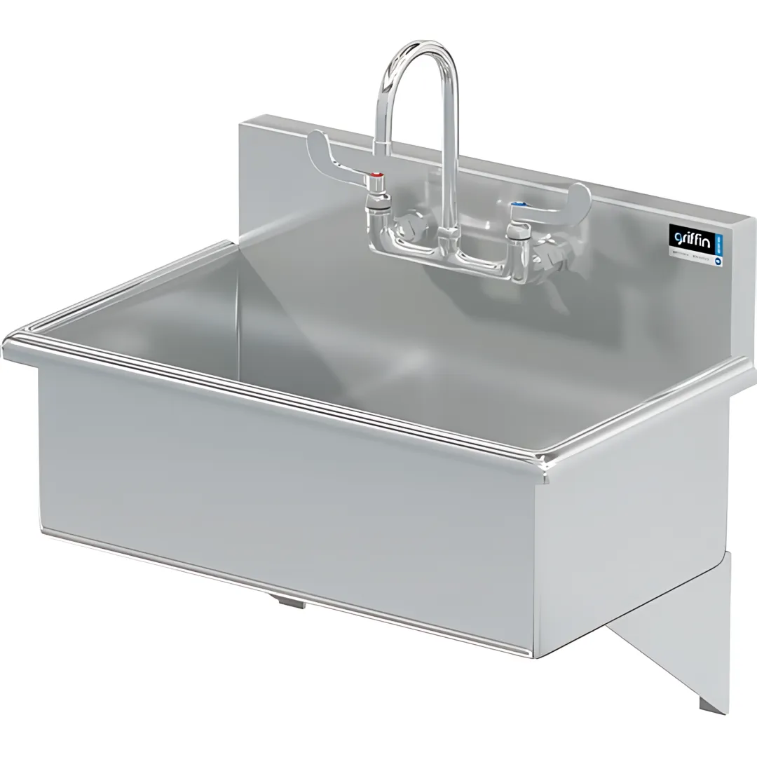 BLANCO 28 X 16 SCRUB UP SINK WALL W / WRIST BLADE HANDLES