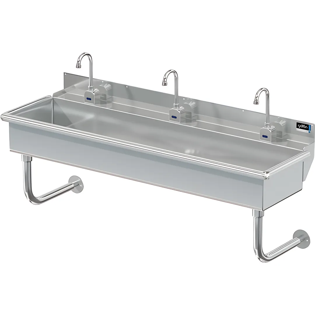 BLANCO 3 STATION X 60 W / DECK MT ELECTRONIC FAUCETS