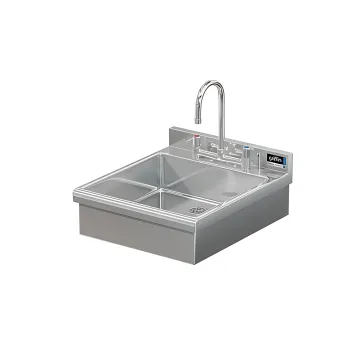 BRAZOS 16GA 17 X 17 X 5 HANDSINK W / DECK FAUCET