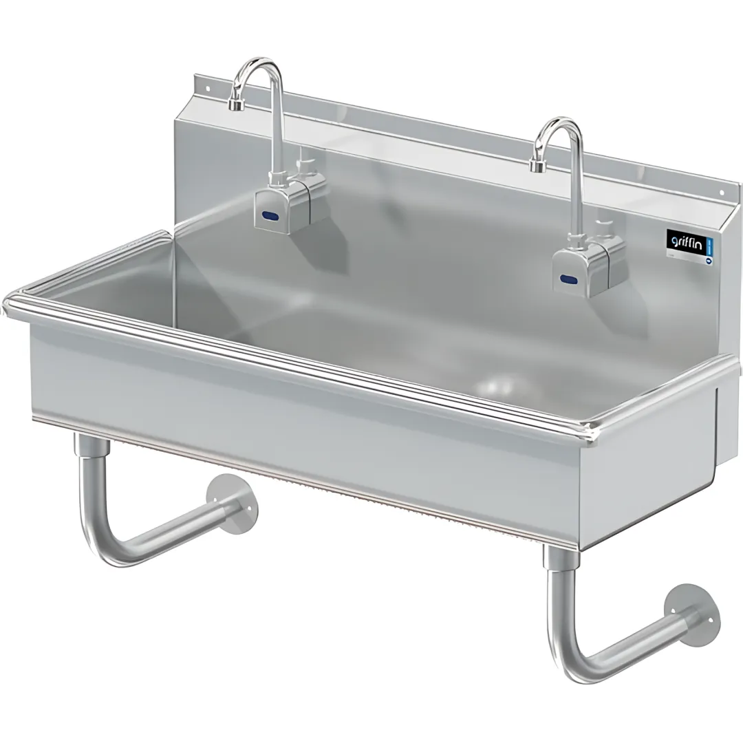 BLANCO 2 STATION X 40 W / WALL MT ELECTRONIC FAUCETS