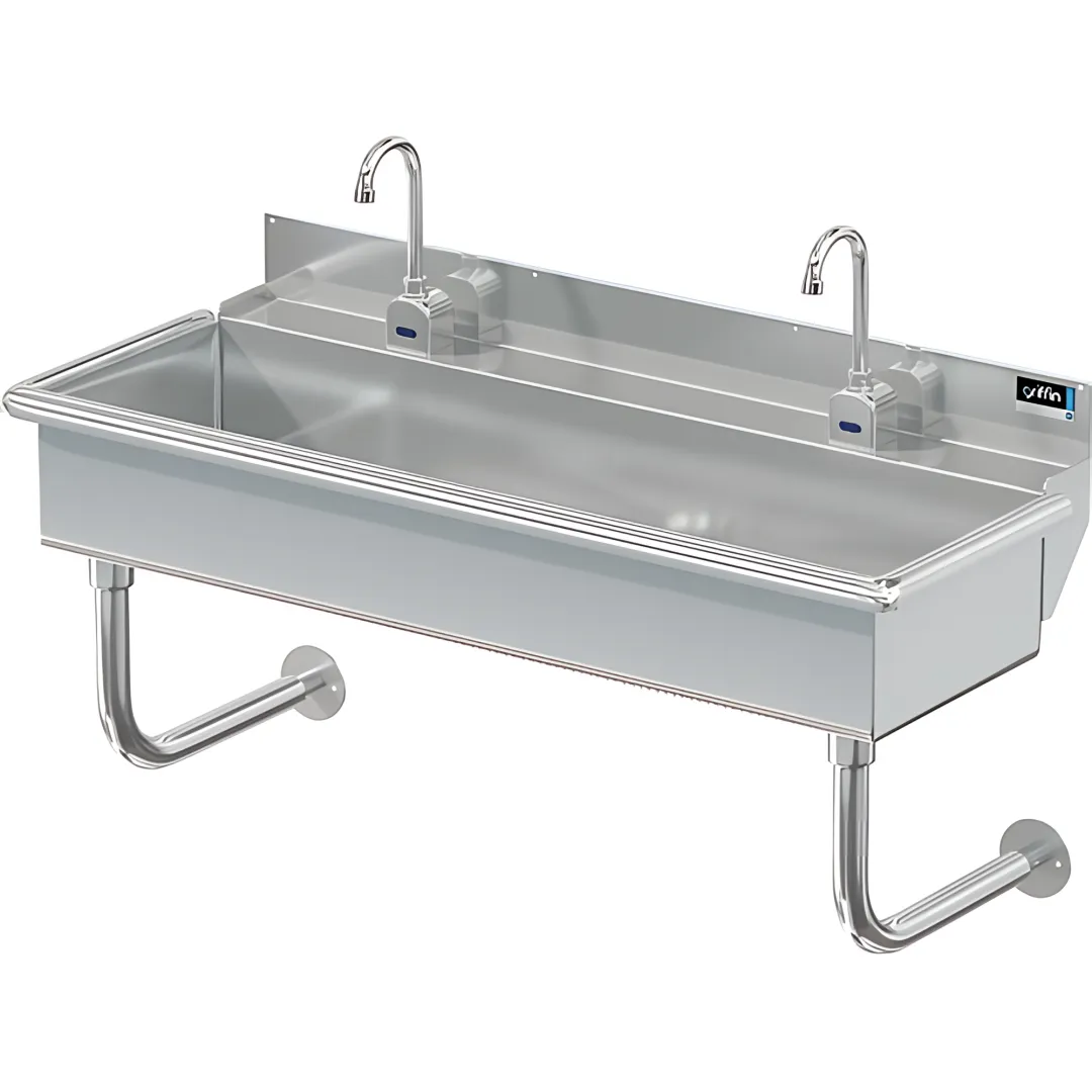 BLANCO 2 STATION X 48 W / DECK MT ELECTRONIC FAUCETS