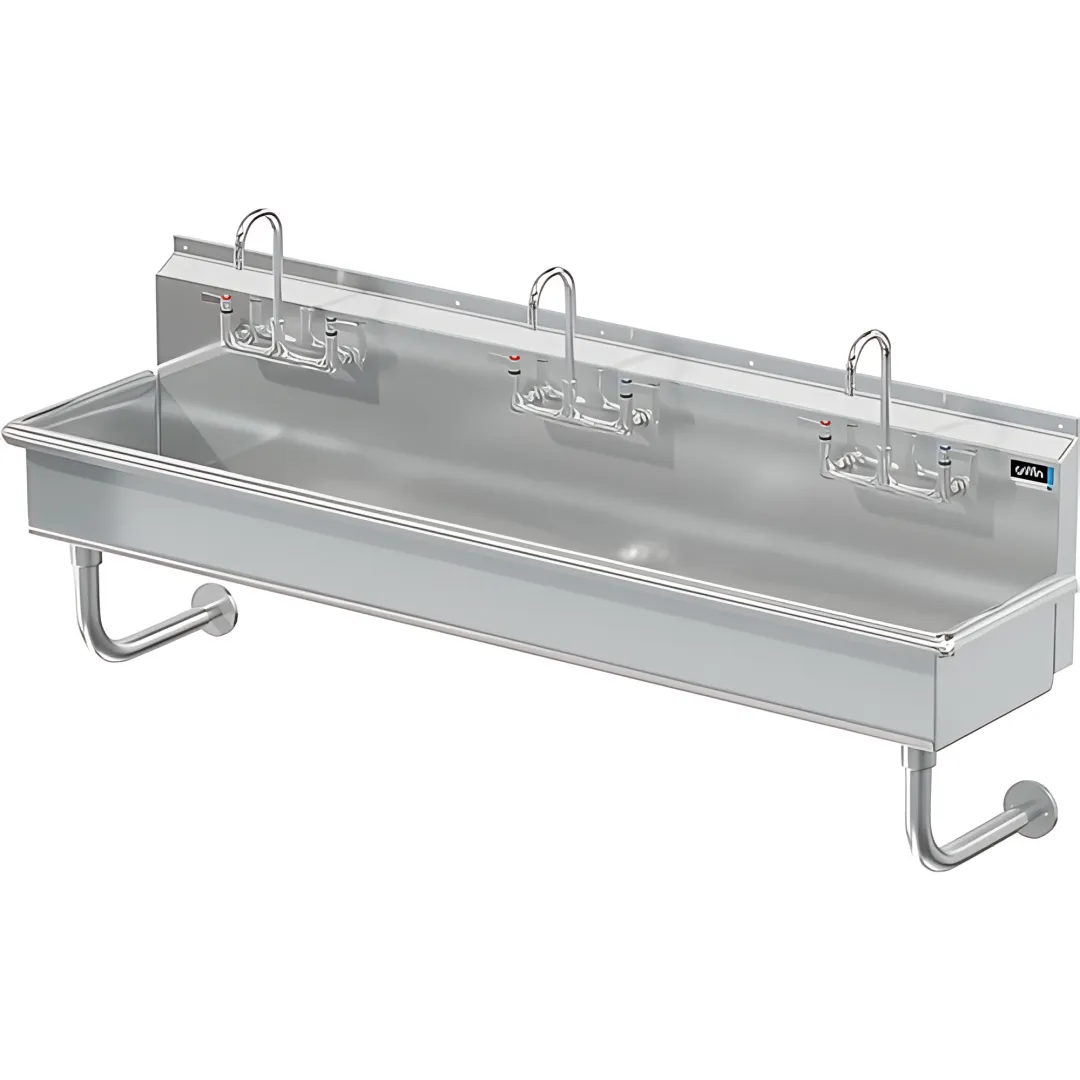 BLANCO 3 STATION X 72 W / WALL MT FAUCETS