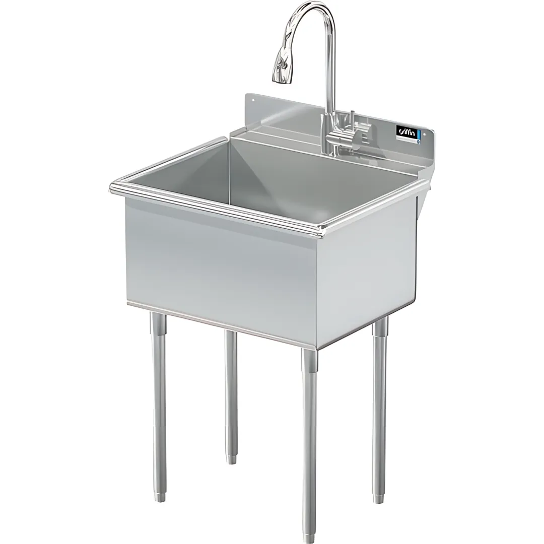 UTILITY SINK 24 X 18 W / PULL DOWN SPRAYER