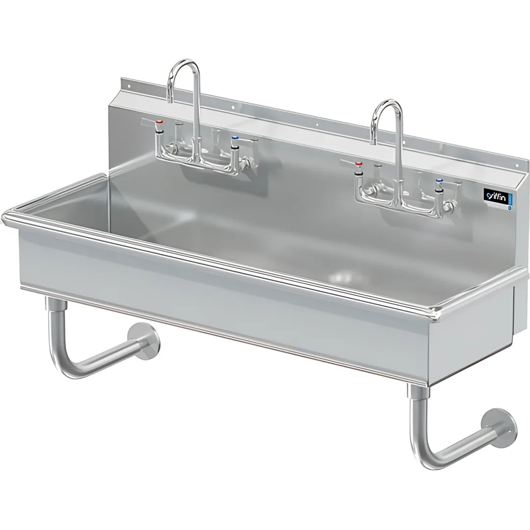 BLANCO 2 STATION X 48 W / WALL MT FAUCETS
