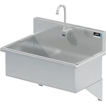 BLANCO 28 X 16 SCRUB UP SINK WALL W / ELECTRONIC FAUCET