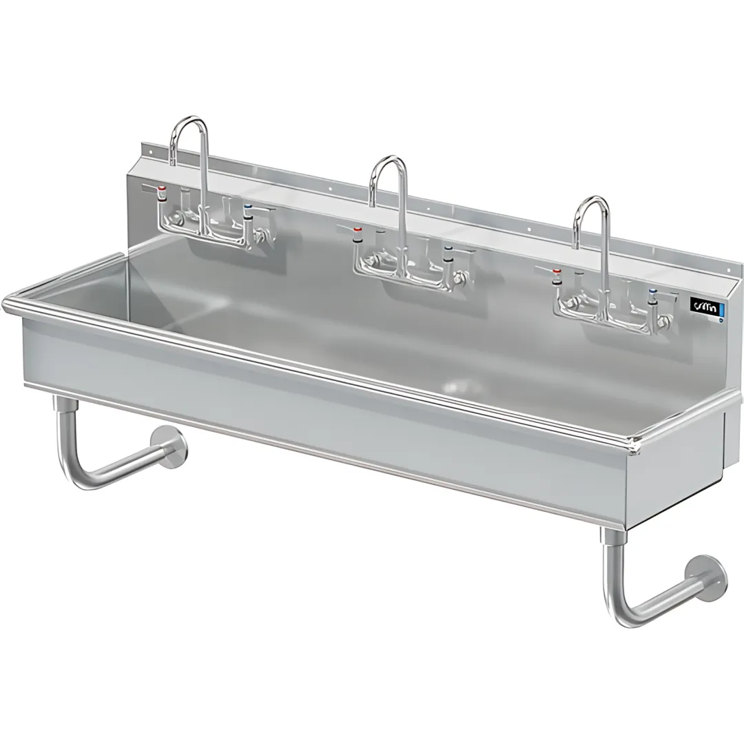 BLANCO 3 STATION X 60 W / WALL MT FAUCETS