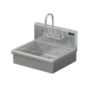 BRAZOS 16GA 20 X 15 X 5 HANDSINK W / WALL FAUCET