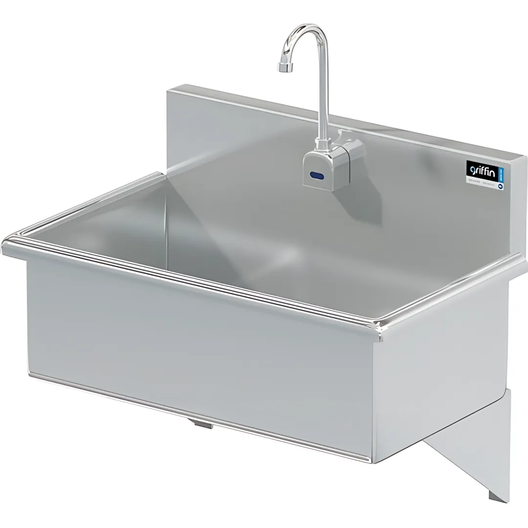 BLANCO 22 X 16 SCRUB UP SINK WALL W / ELECTRONIC FAUCET