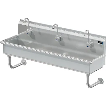 BLANCO 3 STATION X 60 W / WALL MT ELECTRONIC FAUCETS