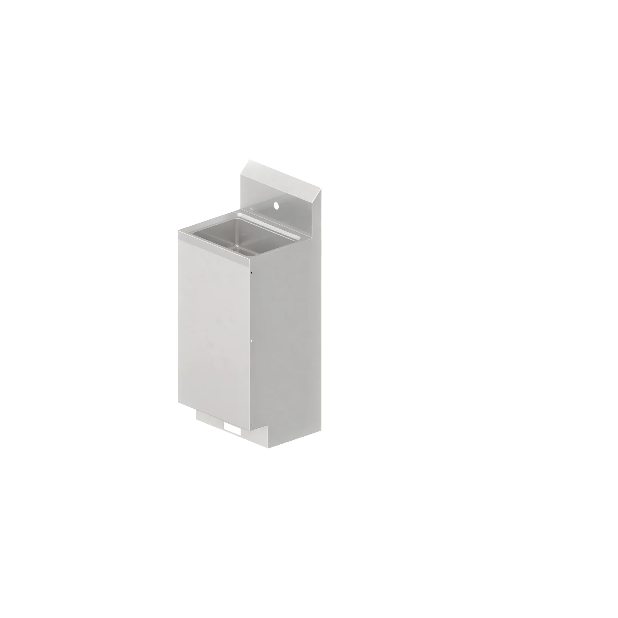 BRAZOS 16GA 60 PEDESTAL SINK COMPLETE WITH HARDWARE