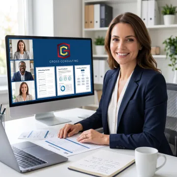 Fractional HR consultant supporting a growing business team