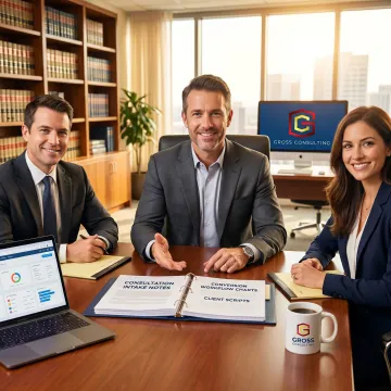 Attorney sales coaching and intake review