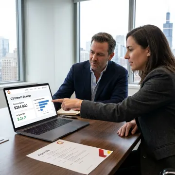 Business consultant advising Chicago founder