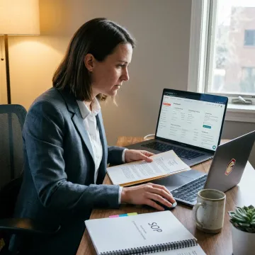 Professional payroll services dashboard