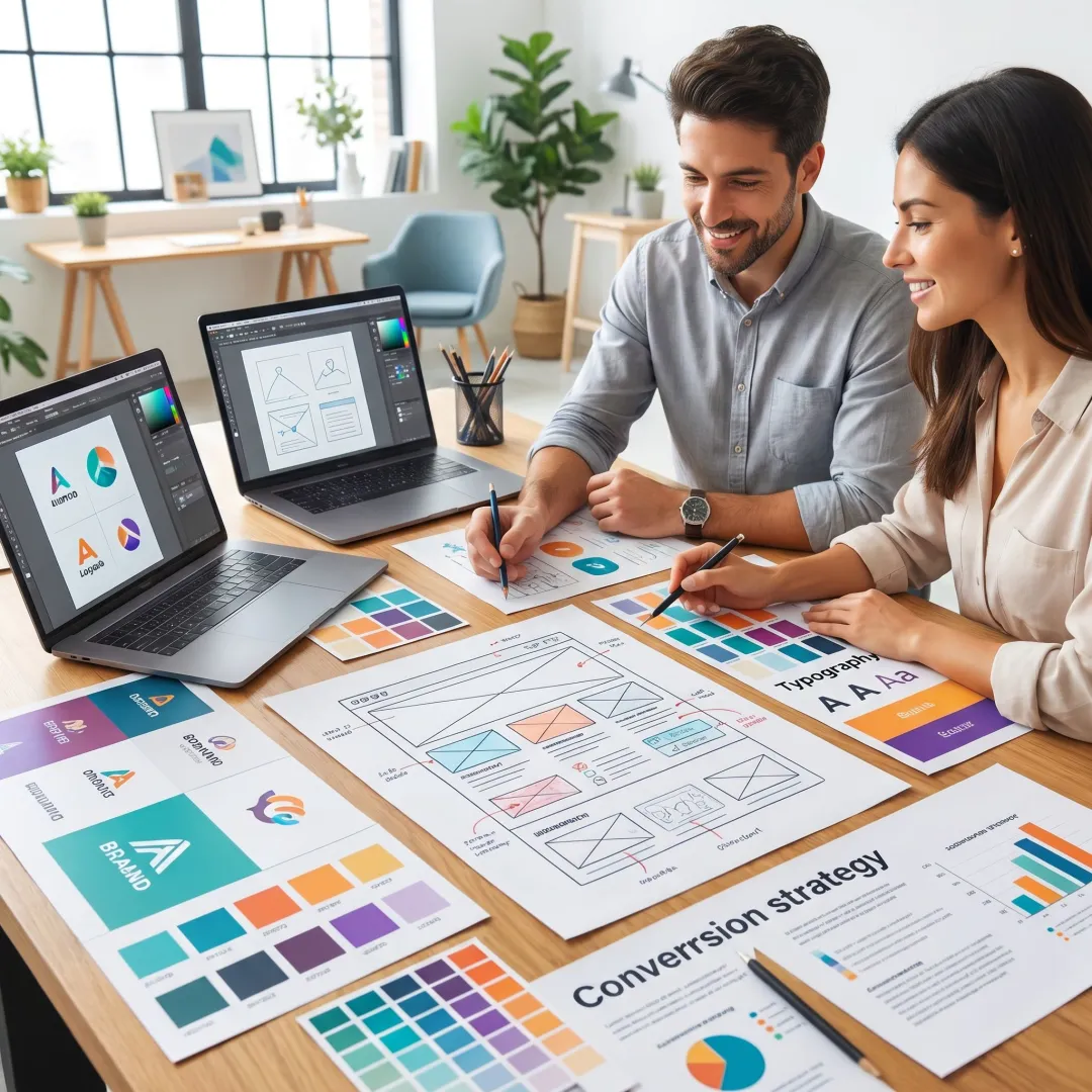 Brand strategy and website design presentation