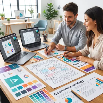 Brand strategy and website design presentation