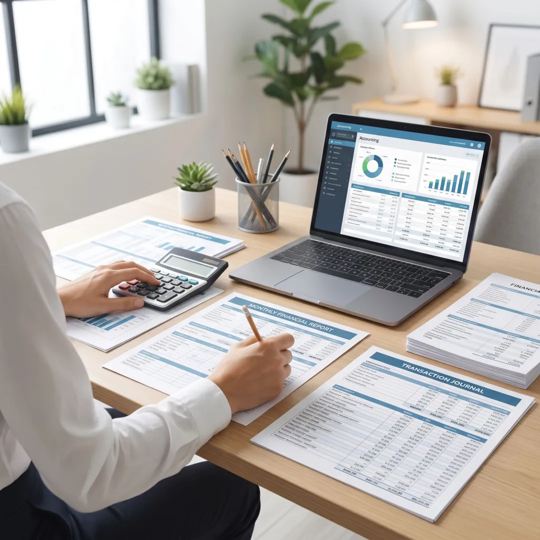 Bookkeeping and financial reporting support