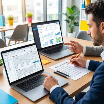 Team planning an ecommerce website launch