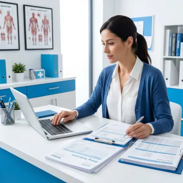 Bookkeeping support for a medical practice