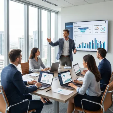 Sales coaching session for a San Francisco business team