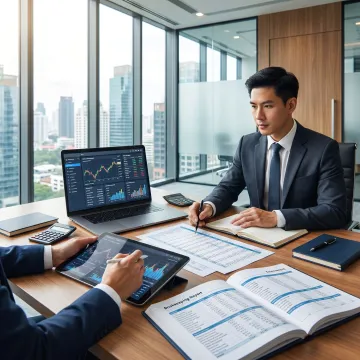 Professional bookkeeping support for a business office