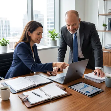 Law firm consulting strategy session