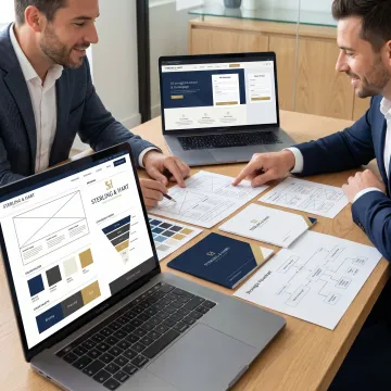 Law firm website planning and design session