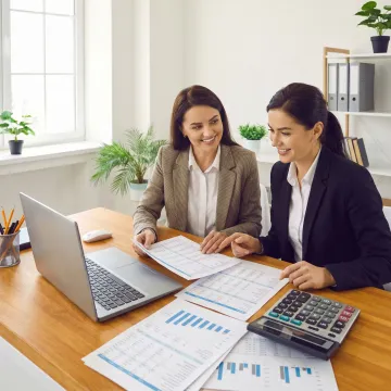 Bookkeeping reports and financial planning session