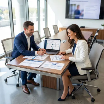 Operational consulting strategy session with workflow planning