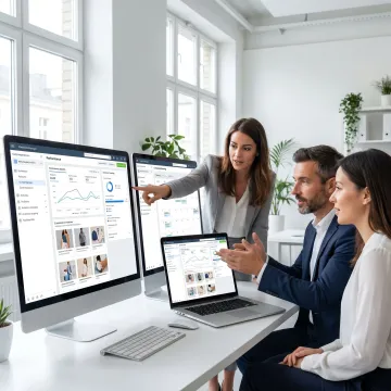 E-commerce Meta ads campaign strategy on laptop