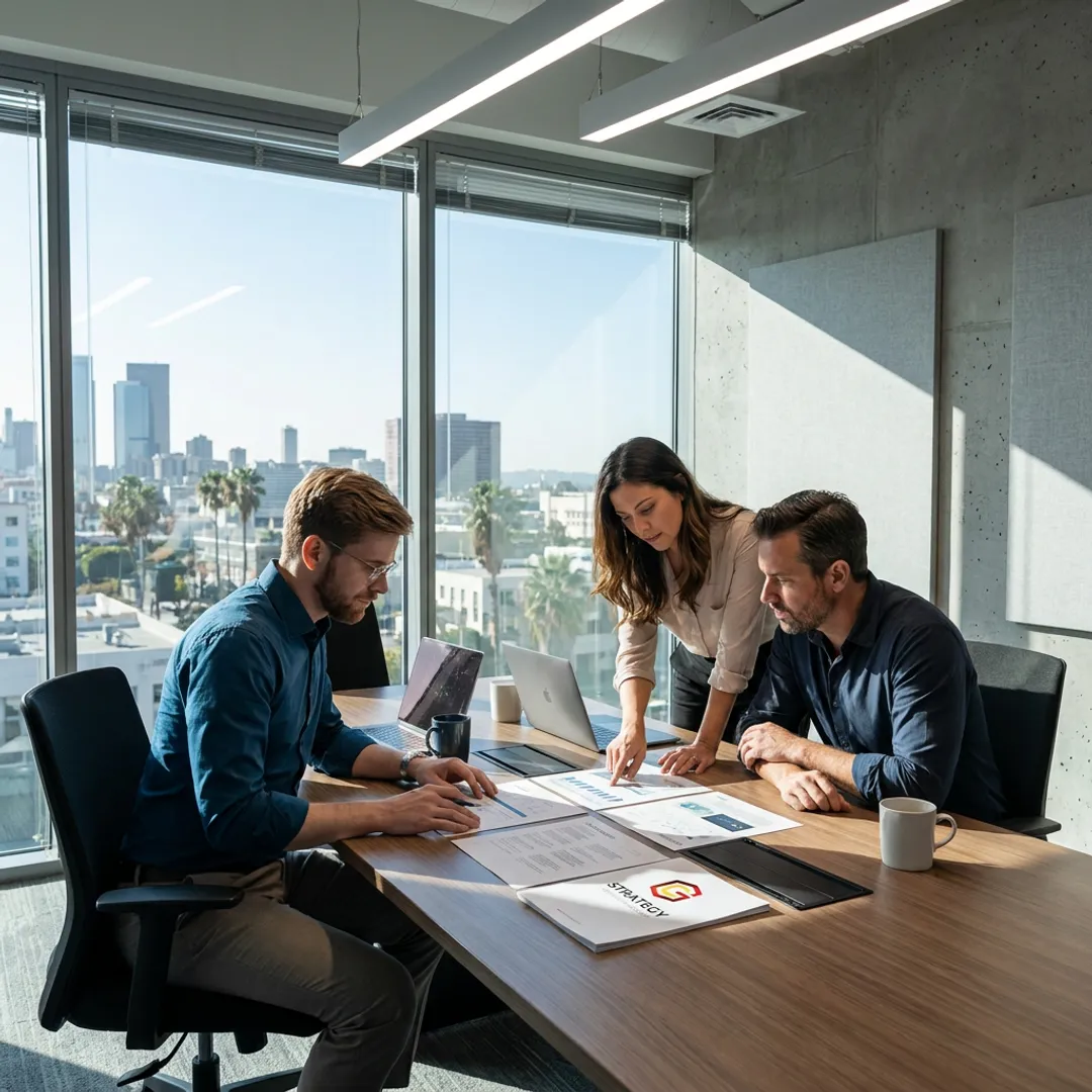 Business consultant advising Los Angeles founders
