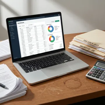 Law firm bookkeeping dashboard and documents