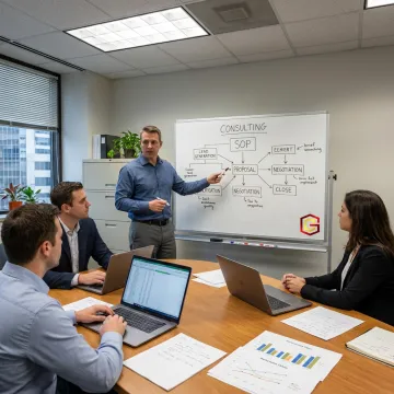 Sales consulting process session