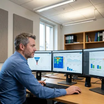 CRO strategist reviewing funnel analytics