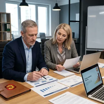 Executive coach mapping leadership strategy