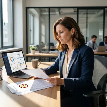 Small business strategy session with consultant
