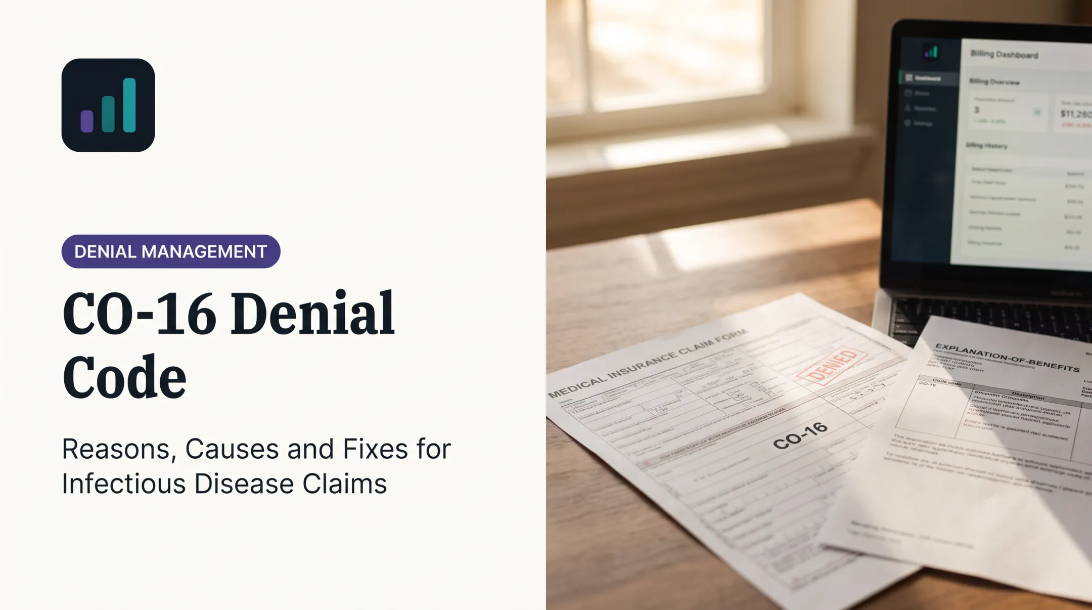CO-16 Denial Code: Reasons, Causes and Fixes for Infectious Disease Claims