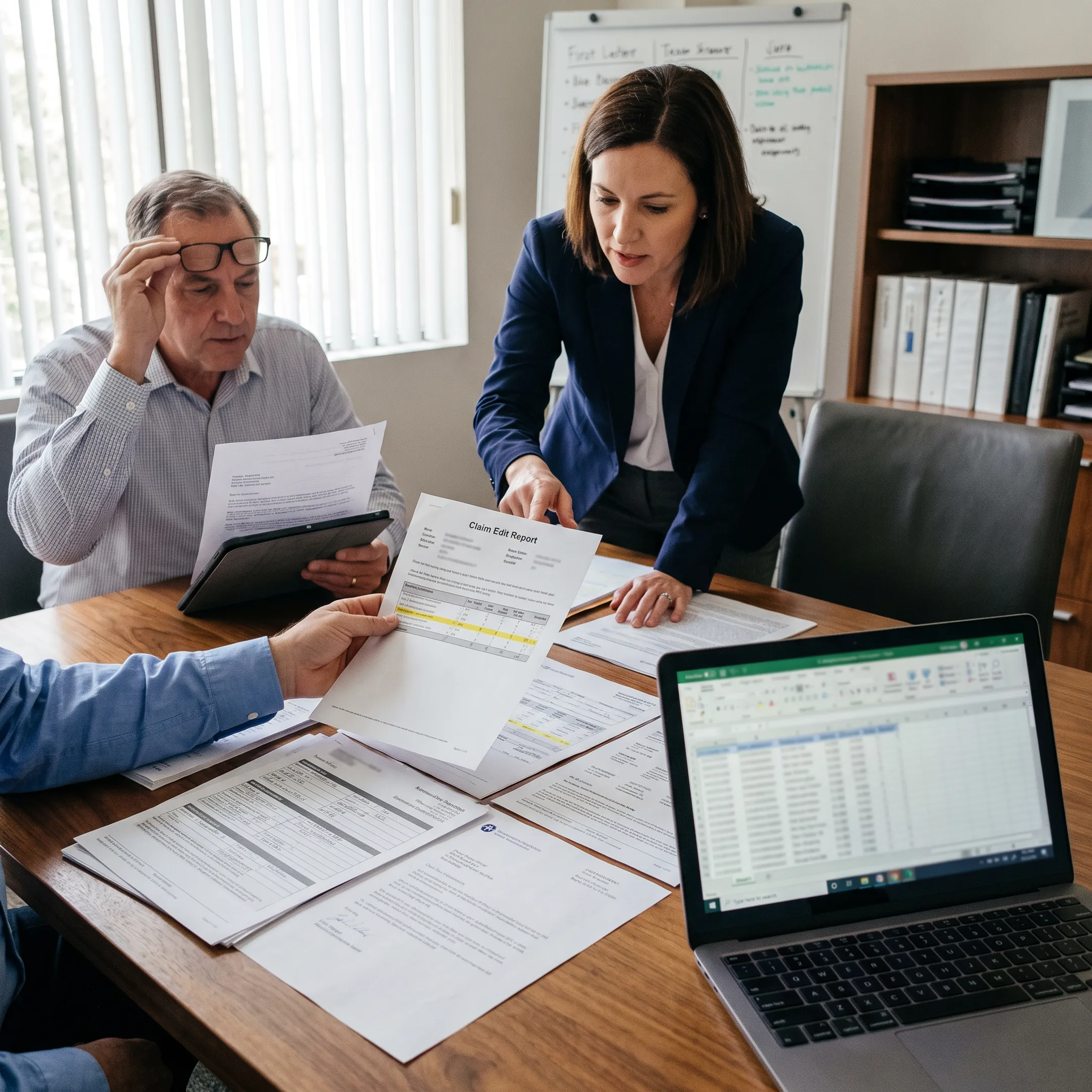 Infectious disease practice team reviewing Dalvance billing workflow and payer documentation